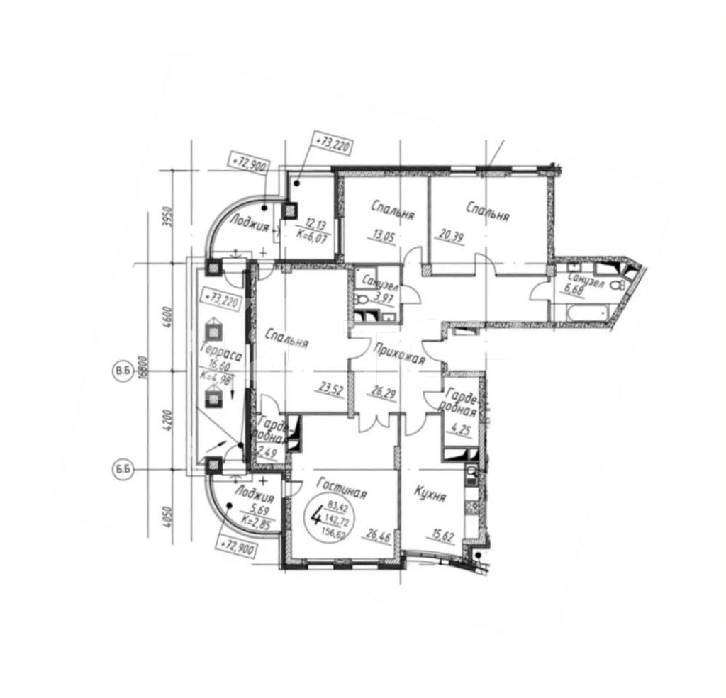 4-комн. Квартира, Королёв, Пионерская улица, 19к2, #id561617 — купить по  цене 24 000 000 руб.