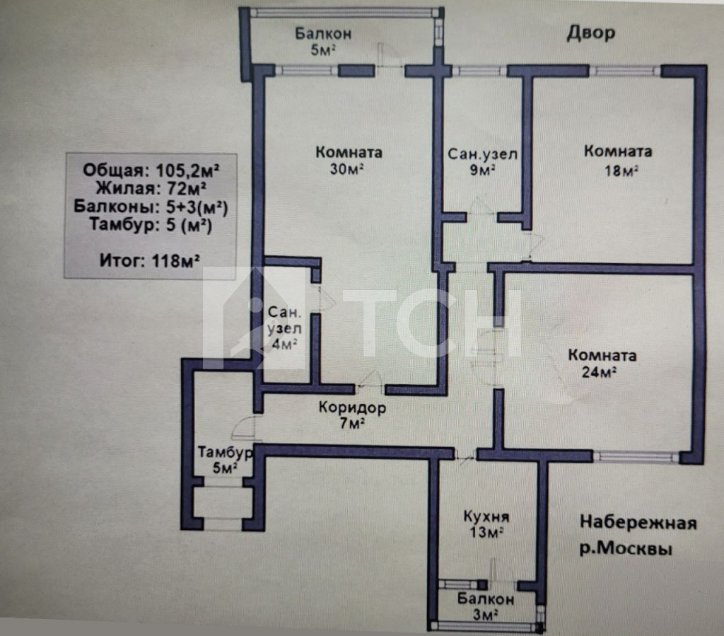 3-комн. Квартира, Москва, Люблинская улица, 179/1, #id557071 — купить по  цене 23 800 000 руб.