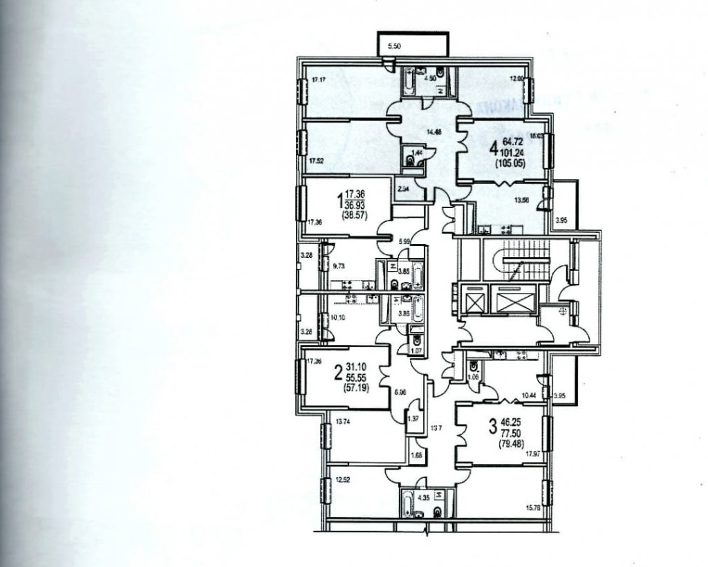 4-комн. Квартира, Москва, 6-я Радиальная улица, 7/6к3, #id444914 — купить  по цене 20 150 000 руб.