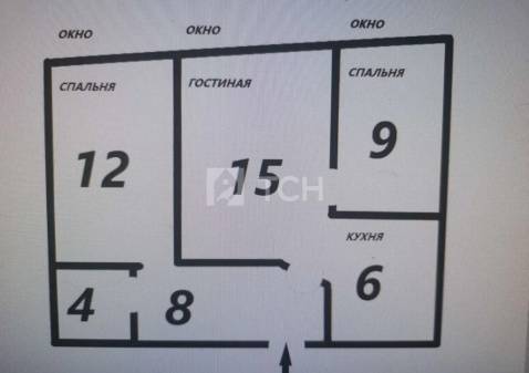 3-комн. квартира, Королёв, улица Академика Легостаева, 8, #id804576