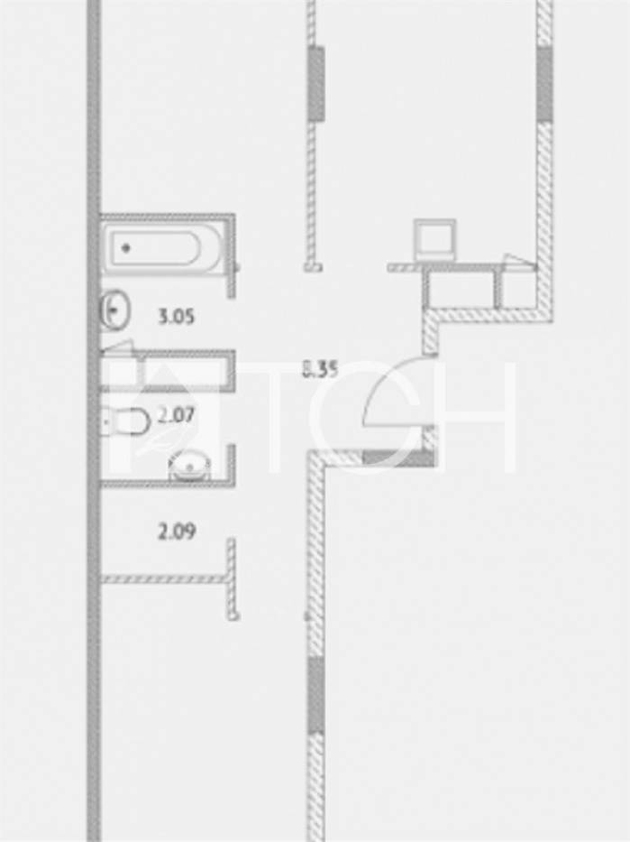2-комн. квартира, Томилино, мкр Птицефабрика, 9 #id281705