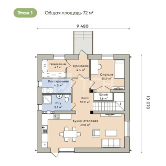 Дом, г.о. Королёв, Королёв, улица Ватутина, 9, #id779845