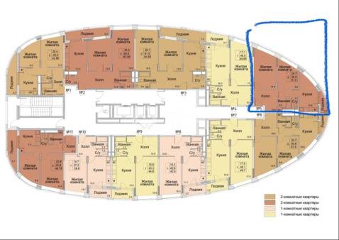 2-комн. квартира, Королёв, Советская улица, 69, #id1570039