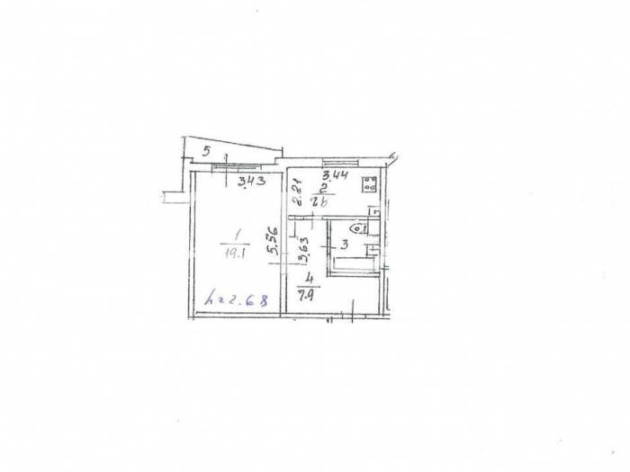 1-комн. квартира, Королев, пр-кт Космонавтов, 13 #id291761