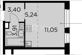 Квартира-студия, Пушкино, к21, #id1365525