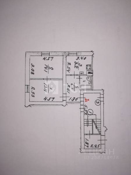 2-комн. квартира, Королёв, улица Суворова, 11, #id893315