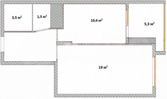 1-комн. квартира, Пушкино, улица Островского, 20А, #id1963517