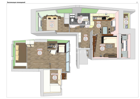 2-комн. квартира, Королёв, Бурковский проезд, 50, #id1738621