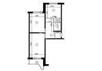 2-комн. квартира, Королёв, улица Горького, 43, #id379890