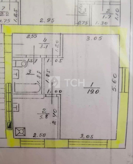 1-комн. квартира, Щёлково, Парковая улица, 11А, #id1588121