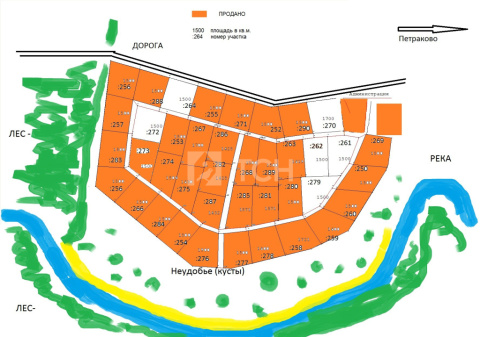 Земельный участок, Можайский муниципальный округ, деревня Петраково, #id1494884