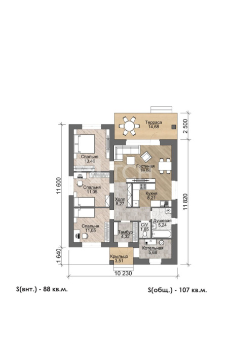 Дом, г.о. Щёлково, деревня Протасово, Родниковая улица, #id1344573