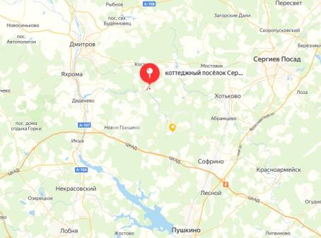 Земельный участок, Дмитровский г.о., деревня Сергейково, #id1608937