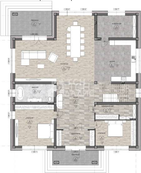 Дом, г.о. Пушкинский, село Тишково, #id1811911