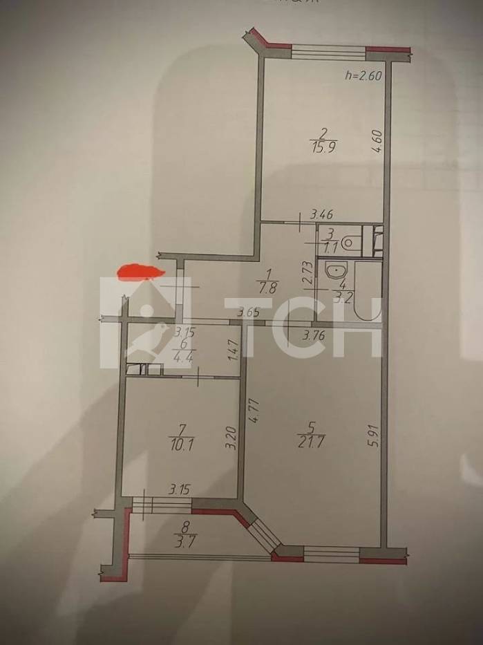 2-комн. Квартира, Щёлково, Центральная улица, 71к2, #id503577