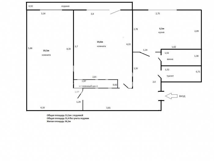 2-комн. квартира, Москва, ш Дмитровское, 39к1 #id290735
