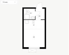 Квартира-студия, Москва, 14.1, #id1810005