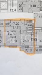 1-комн. Квартира, Пушкино, микрорайон Серебрянка, 48к1, #id697663