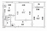 2-комн. Квартира, Москва, улица Менжинского, 23к1, #id362150