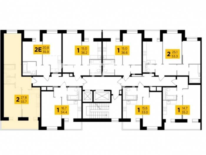 2-комн. квартира, Пушкино, ул Просвещения, 12к1 #id283274