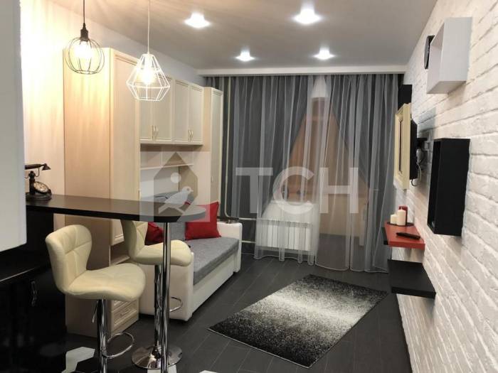 Квартира-студия, посёлок Лесные Поляны, Солнечная улица, 26к3, #id618996