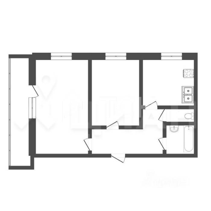 2-комн. Квартира, Фрязино, проспект Мира, 24к3, #id754541