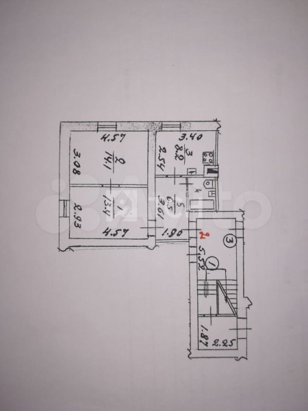 2-комн. квартира, Королёв, улица Суворова, 11, #id893315