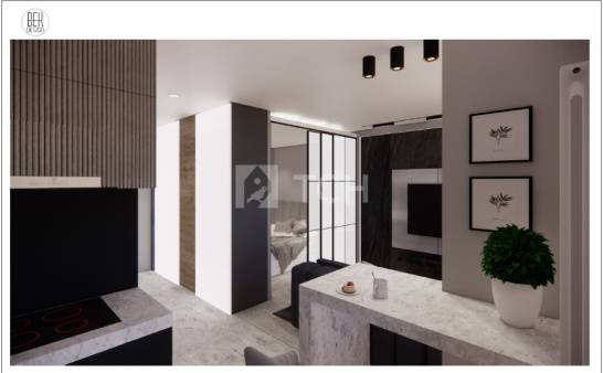 1-комн. квартира, деревня Сабурово, Рождественская улица, 3, #id1361942