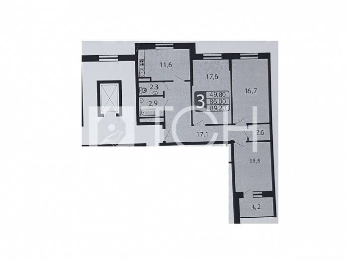 3-комн. квартира, Королев, ул Горького, 79к2 #id269791