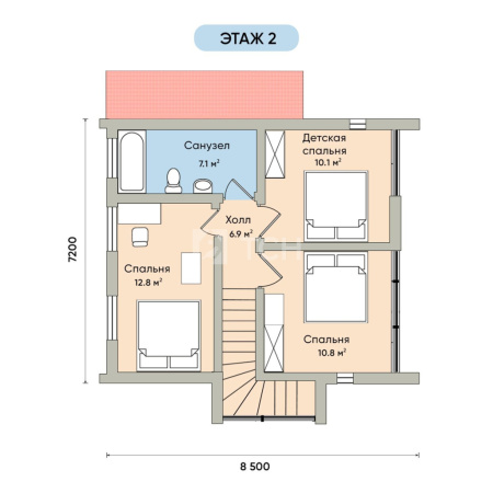 Дом, г.о. Пушкинский, коттеджный посёлок Жюльверн, 510, #id615667