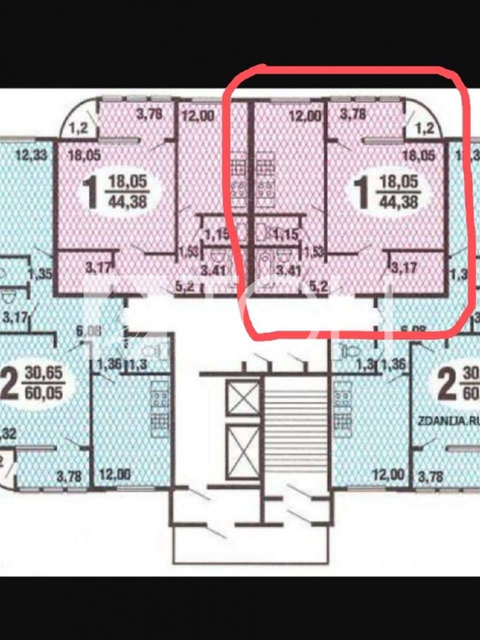1-комн. квартира, Королев, ул Калининградская, 17к1 #id279586