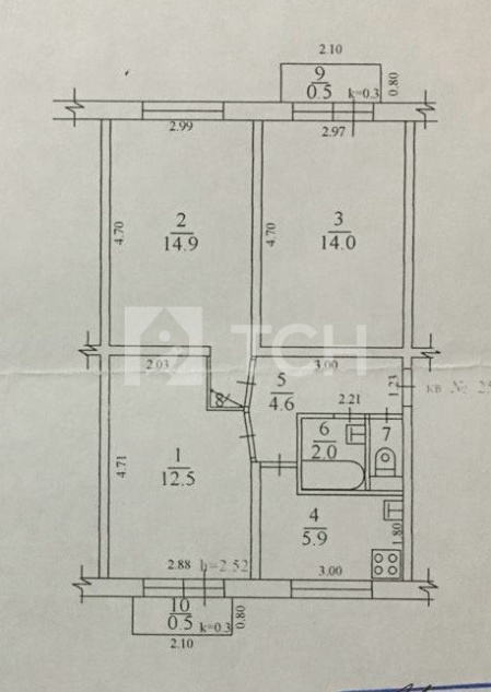 3-комн. квартира, Щёлково, проспект 60 лет Октября, 9, #id1139081