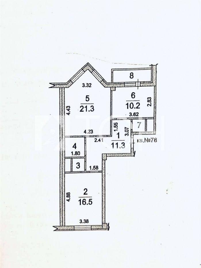 2-комн. квартира, Щелково, ул Неделина, 24 #id278978