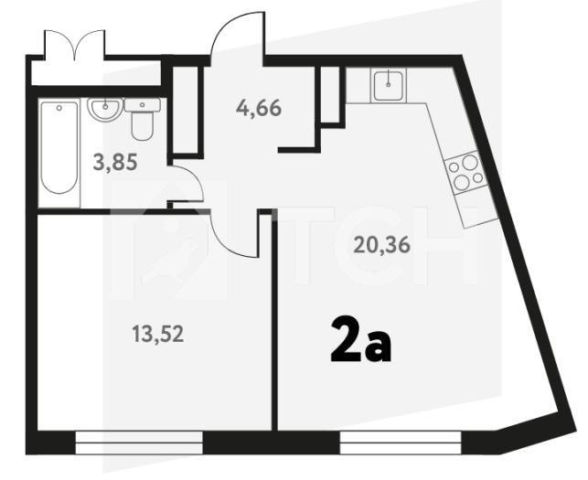 Квартира, Пушкино, Школьная улица, 28к1, #id695327