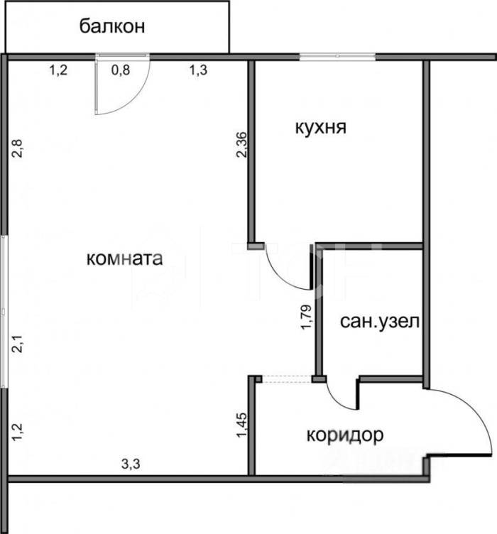 1-комн. Квартира, Москва, улица Металлургов, 20к1, #id759601