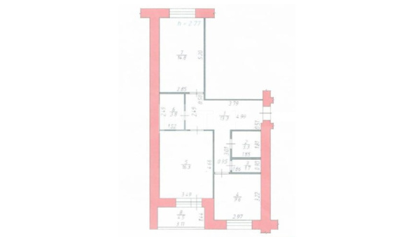 2-комн. квартира, Щёлково, улица 8 Марта, 11, #id1733009