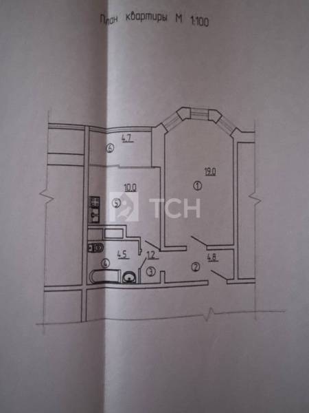 1-комн. квартира, Щёлково, Комсомольская улица, 24, #id1989675