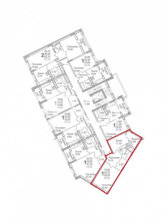 1-комн. квартира, Королев, ул Горького, 79к4 #id281865