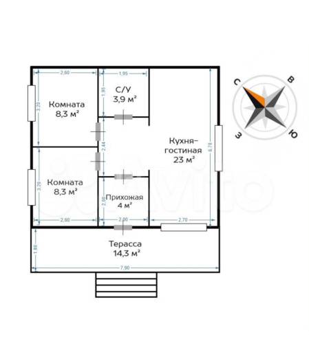 Дом, г.о. Щёлково, территория Новое Литвиново-1, Сатиновая улица, #id1762850