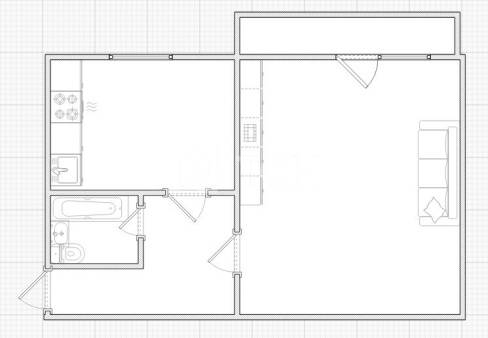 1-комн. квартира, Королёв, улица Сакко и Ванцетти, 14, #id1910027