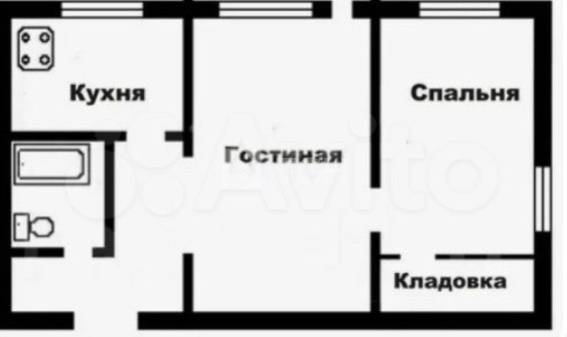 2-комн. квартира, Ивантеевка, Школьная улица, 23, #id1231282
