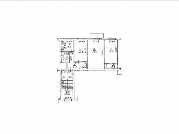 3-комн. квартира, Ивантеевка, пр-кт Советский, 22/6 #id274156