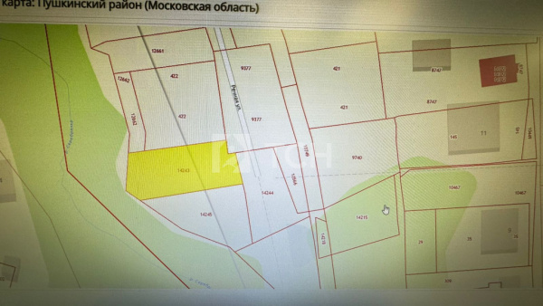 Земельный участок, г.о. Пушкинский, Пушкино, Речная улица, #id1288924