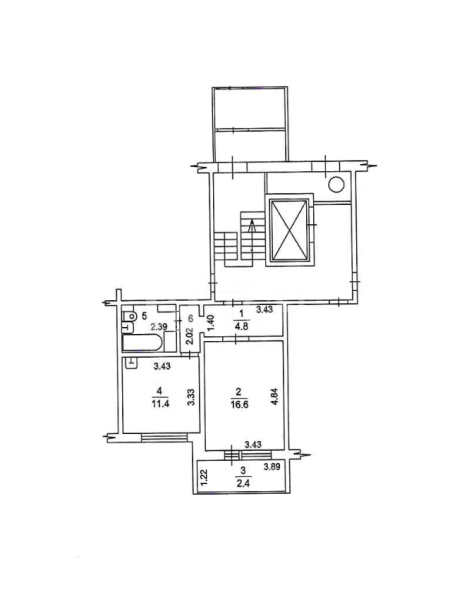 1-комн. квартира, Королёв, Большая Комитетская улица, 20, #id1222760
