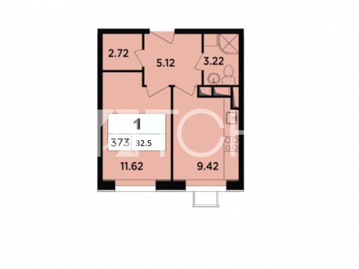 1-комн. квартира, Останкинский, ЖК Легендарный квартал, 2к2 #id290224